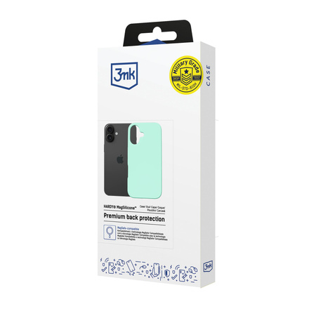 Apple iPhone 16 - 3mk Hardy MagSilicone Teal