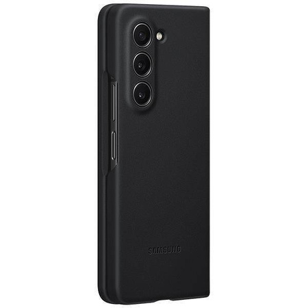 Etui z ekoskóry do Samsung Galaxy Z Fold 5 - czarne