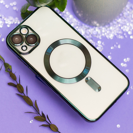 Nakładka Color Chrome Mag do iPhone SE 2024 zielona