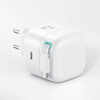 USAMS Lad. network. 1xUSB-C with retractable USB-C cable (head only) PD+QC 35W Gan Fast Charging black/black XMF Series CC202TC01 (US-CC202)