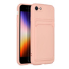 Futerał CARD CASE do IPHONE 7 / 8 / SE 2020 / SE 2022 różowy