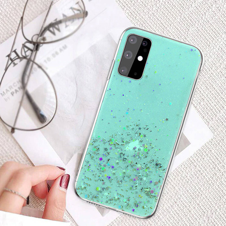 Etui XIAOMI REDMI NOTE 11 Brokat Cekiny Glue Glitter Case miętowe