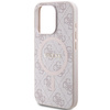 Oryginalne Etui GUESS Hardcase GUHMP14XG4GFRP do iPhone 14 Pro Max (Kompatybilny z Magsafe / 4G Ring classic logo / różowy)