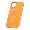Case APPLE IPHONE 15 PLUS Baseus Fauxther Series MagSafe orange