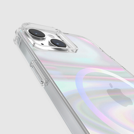 Case-Mate Soap Bubble MagSafe - Etui iPhone 15 Plus (Iridescent)