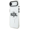 Etui Karl Lagerfeld IML Karl Sketch Logo MagSafe do iPhone 17 Air - przezroczyste