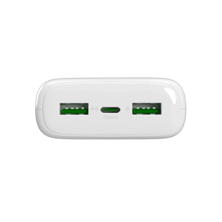 Powerbank Puro DAILY 20 PLUS 20000mAh 2x USB-A / 1x USB-C 22.5W PD AFC - biały