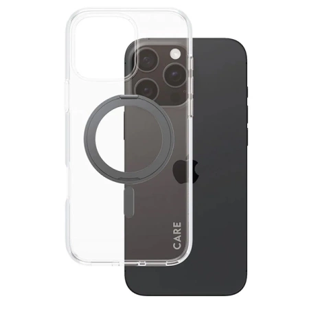 Etui CARE by PanzerGlass Feature Kickstand Case z MagSafe na iPhone 16 Pro Max - czarne