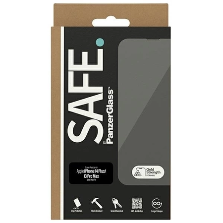 Szkło hartowane SAFE by PanzerGlass Ultra-Wide Fit na iPhone 14 Plus / 13 Pro Max