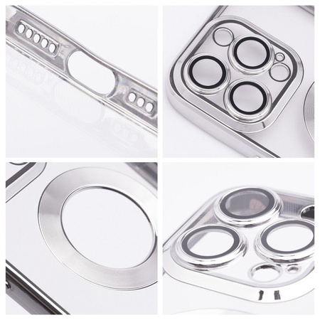 Futerał GLAM do IPHONE 16e (SE 4 2025) srebrny