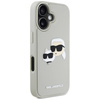 Case IPHONE 16 Karl Lagerfeld HC 3D Rubber Double Heads beige