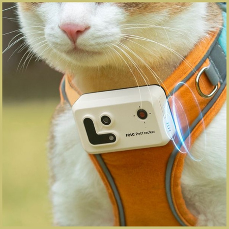 Lokalizator GPS ENABOT dla psa lub kota granatowy