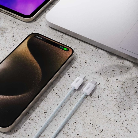 Kabel USB-C - USB-C Dudao L6C PD 60W 1m - biały