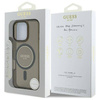 Original Case IPHONE 16 PRO Guess Hardcase IML Glitter Circle MagSafe (GUHMP16LHFGEREK) black