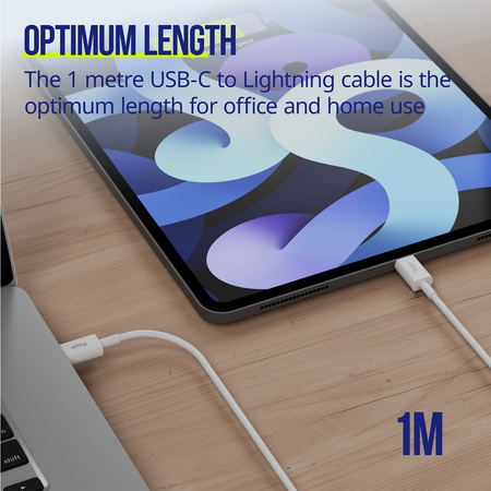 Allity kabel AUC-03 USB-C - USB-C 1,0 m 100W biały