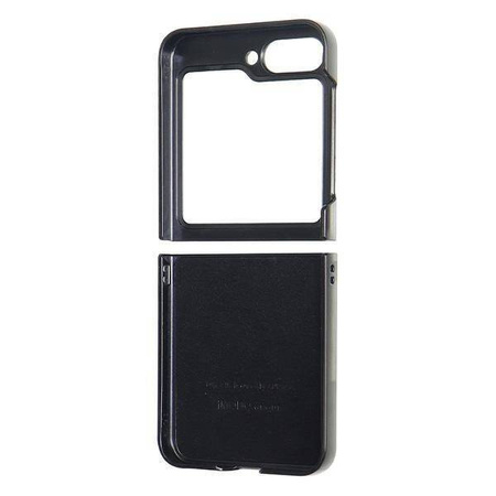 Original Handyhülle SAMSUNG GALAXY Z FLIP 6 Audi Synthetic Leather (AU-TPUPCFlip6-Q5/D1-BK) schwarz