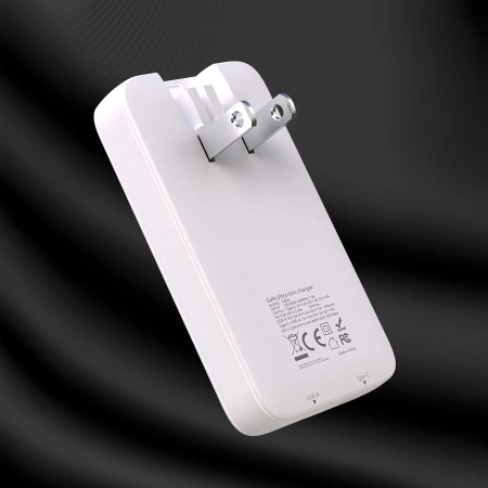Ładowarka sieciowa GaN Dudao A65Q 65W USB-A / USB-C PD ultracienka - biała