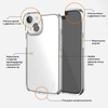 Ugly Rubber nakładka Vogue do iPhone 6G / 7G / 8G / SE 2 / SE 3 transparentna