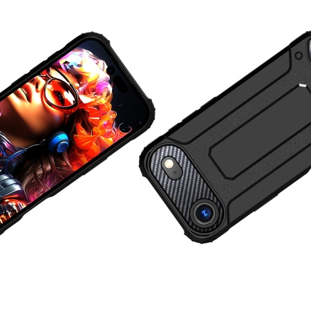 Etui Hybrid Armor na iPhone 17 Air pancerne - czarne