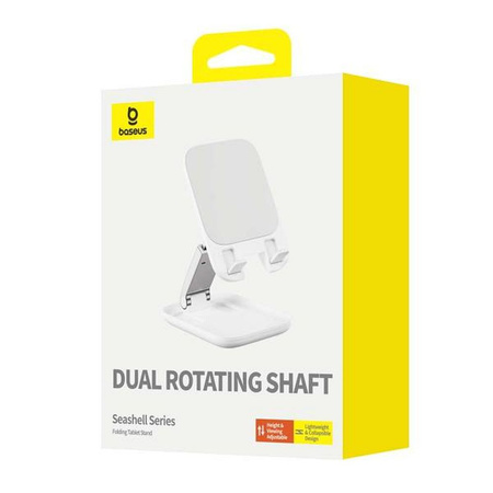 BASEUS składana podstawka pod tablet Seashell biała BS-HP009