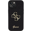 Oryginalne Etui APPLE IPHONE 15 Guess Hardcase Glitter Script Big 4G (GUHCP15SHG4SGK) czarne