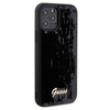 Guess nakładka do iPhone 12 / 12 Pro 6,1&quot; GUHCP12MPSFDGSK HC SEQUIN SCRIPT METAL czarna