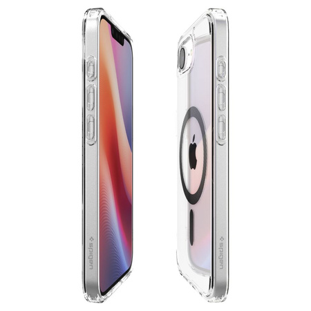 SPIGEN futerał ULTRA HYBRID MAG kompatybilny z MagSafe do IPHONE 16E 2025 carbon fiber