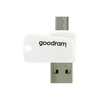 Goodram All in one 16 GB karta pamięci micro SD HC UHS-I class 10, adapter SD, czytnik kart micro SD OTG (USB, micro USB) (M1A4-0160R12)