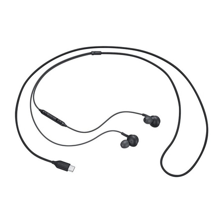Samsung AKG przewodowe słuchawki dokanałowe USB Typ C czarny (EO-IC100BBEGEU)