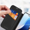 Dux Ducis Skin X Pro Hülle für iPhone 16 Pro mit MagSafe und Klappe – Schwarz