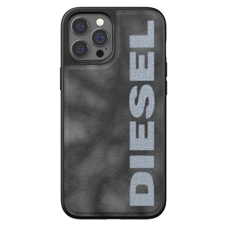Diesel Moulded Case Bleached DenimiPhone 12/12 Pro szaro-biały/grey-white 44297