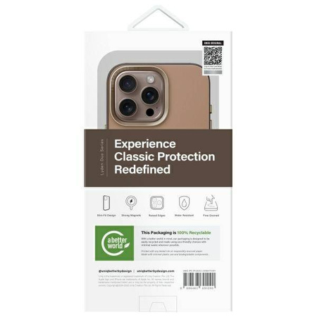 Case IPHONE 16 PRO UNIQ Lyden DS Magclick Charging Flint gray