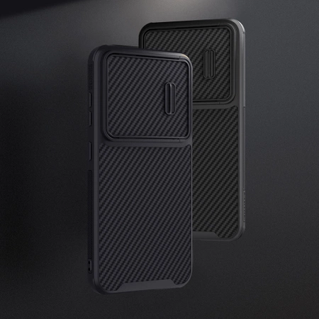 Nillkin Synthetic Fiber S Case etui Samsung Galaxy S23 pokrowiec osłona na aparat czarne