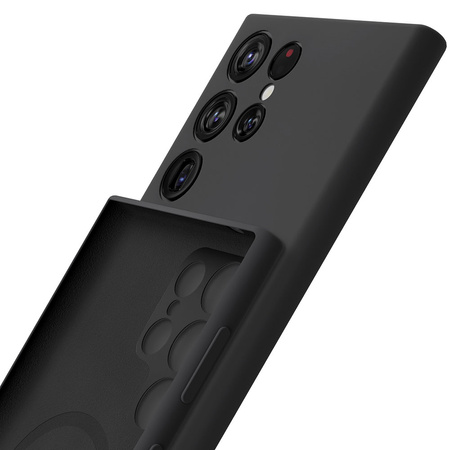 Samsung Galaxy S24 Ultra - 3mk Hardy Android Silicone MagCase Black