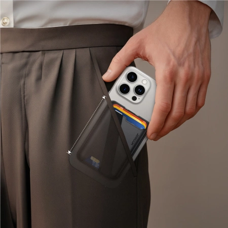 Joyroom JR-ZS432 Magnetic Wallet Compatible with MagSafe - Black