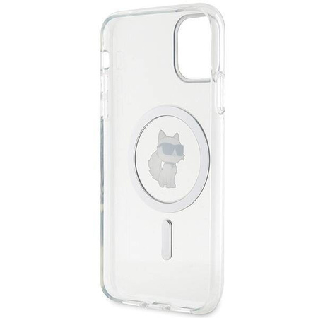 Karl Lagerfeld KLHMN61HFCCNOT iPhone 11 /Xr przezroczysty/transparent hardcase IML Choupette MagSafe