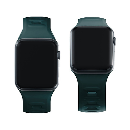 3MK Silicone Watch Strap zielony/ evergreen dla Apple Watch 38/40/41mm