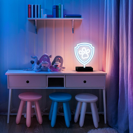 Neon LED na podstawce Psi Patrol - Łapa OW-120246