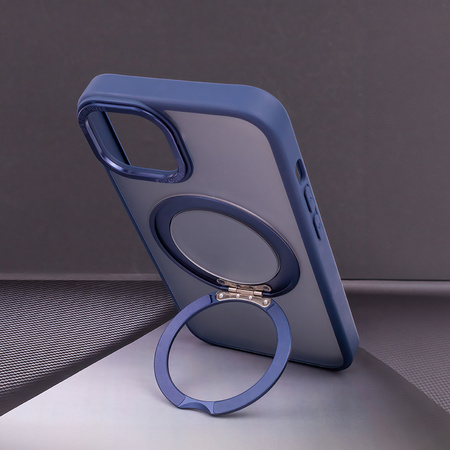 Nakładka Mag Ring Rotating do iPhone 15 Pro Max 6,7&quot; granatowy