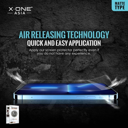 Szkło hartowane X-ONE Extreme Shock Eliminator 4th gen. Matowe - do iPhone 14 Pro Max/15 Plus