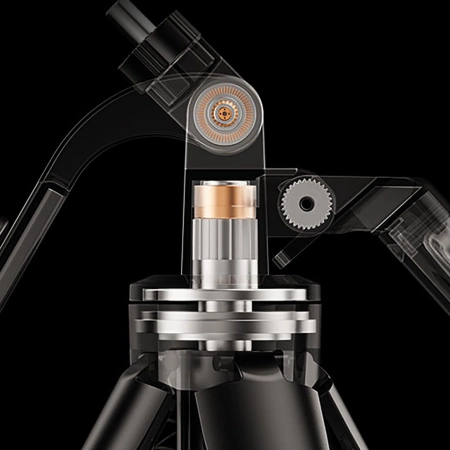 Selfie stick WH181D-Y1S 1.75m aluminum alloy telescopic tripod with dual lamp and phone holder - black
