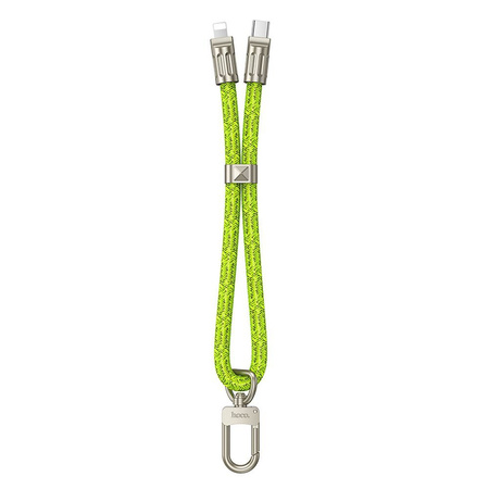 HOCO kabel Typ C do Lightning w formie smyczki PD 20W GH5 0,22 m zielony