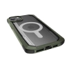 Raptic X-Doria Secure Case iPhone 14 mit gepanzerter MagSafe-Hülle grün