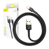 Baseus Cafule Cable - Kabel połączeniowy USB do Lightning, 1.5 A, 2 m (złoty/czarny)