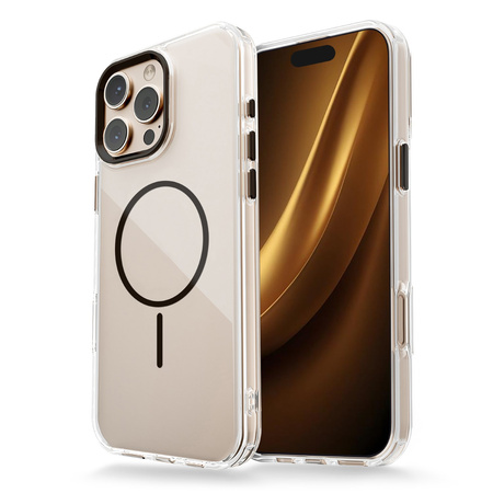 Nakładka Clear Thin Mag do iPhone 16e czarna