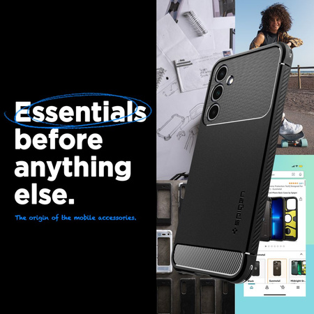 Spigen nakładka Rugged Armor do Samsung Galaxy A25 5G czarny mat