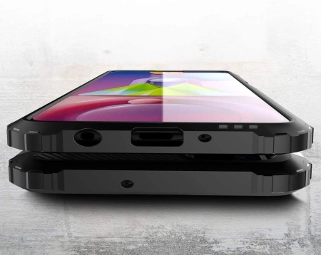 Hybrid Armor pancerne hybrydowe etui pokrowiec Samsung Galaxy M51 niebieski