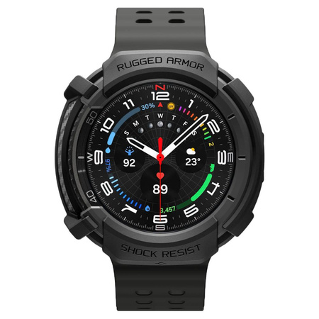 SPIGEN RUGGED ARMOR SAMSUNG GALAXY WATCH 8 CLASSIC (46 MM) MATTE BLACK