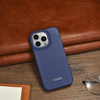 iCarer CE Premium Leather Folio Case iPhone 14 Pro Flip Magnetic MagSafe Leather Case blue (WMI14220714-BU)
