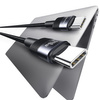 USAMS Kabel pleciony 240W USB-C/USB-C 1.2m SY Series tarnish SJ727USB01